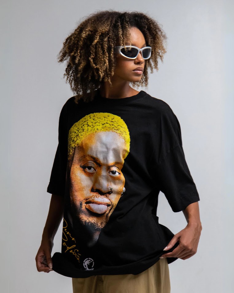 Camiseta Face Oversized Rodman