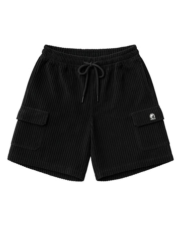 Bermuda Cargo Cotelê Preto