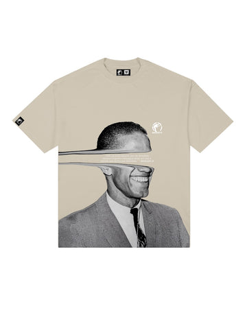 Camiseta Frase Oversized Malcom X
