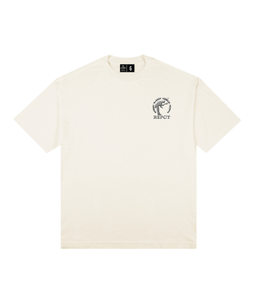 Camiseta Oversized Logo Prata