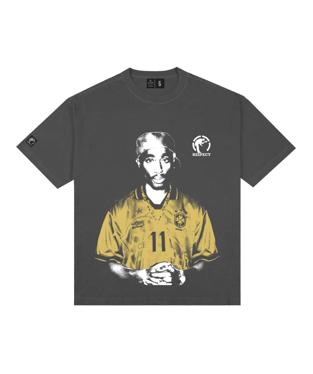 Camiseta Oversized Amarelinha Thug Life