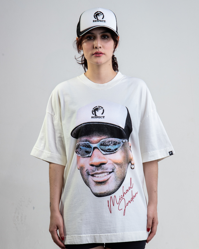 Camiseta Face Oversized Michael Jordan