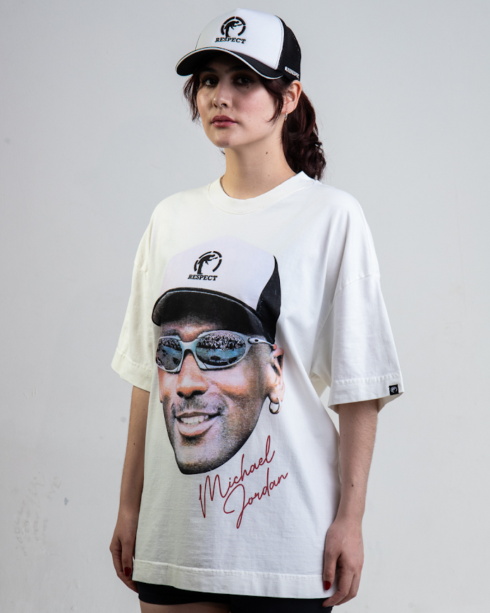 Camiseta Face Oversized Michael Jordan