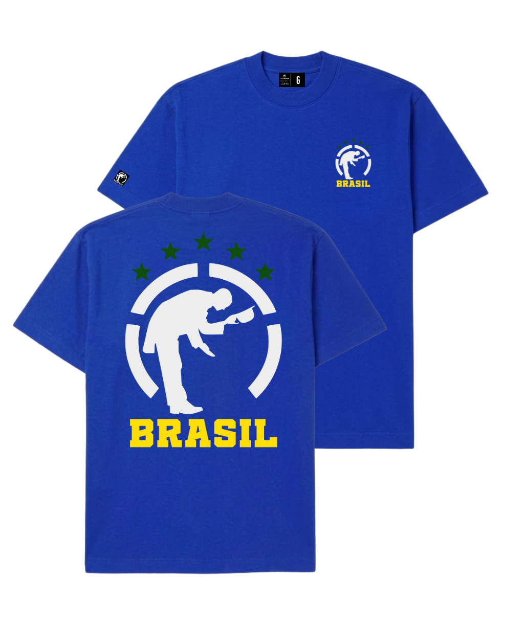 Camiseta Regular Logo Brasil Respect