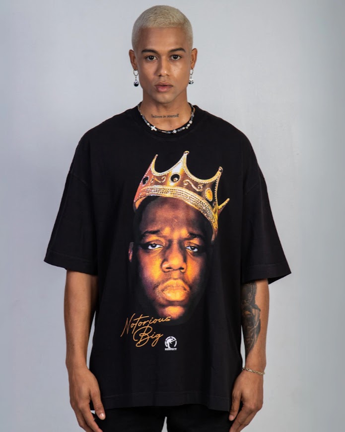 Camiseta Face Oversized Big