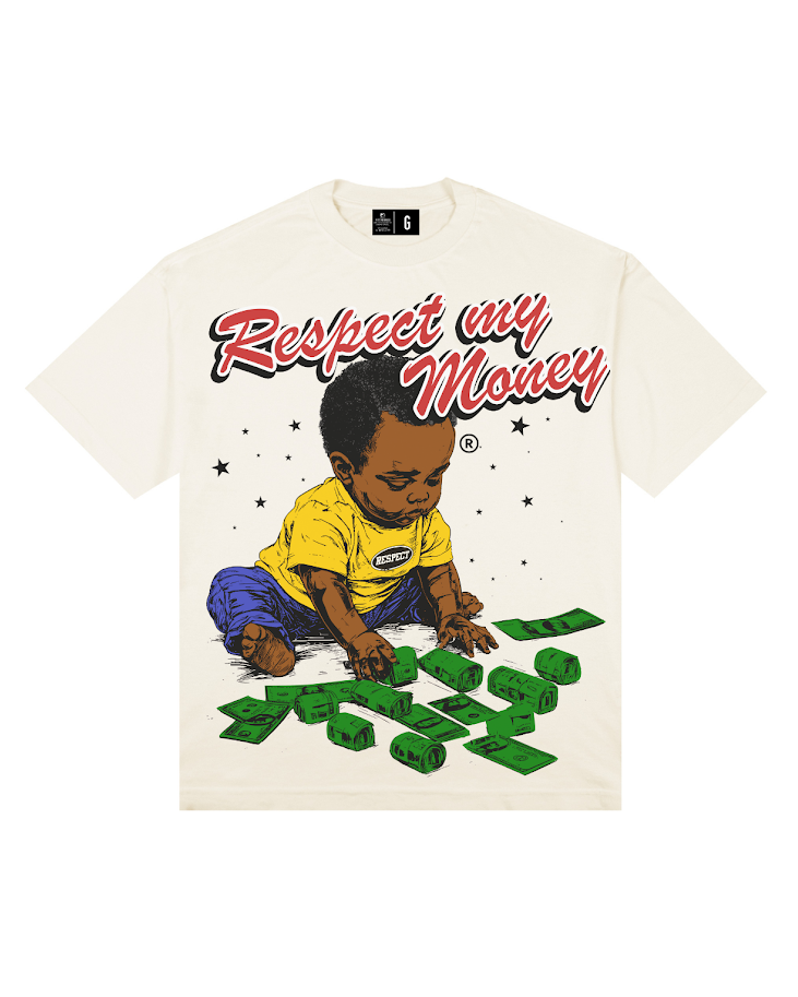 Camiseta Oversized Respect My Money