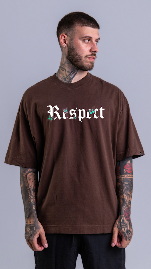 Camiseta Oversized Butterfly Verde Agua Premium