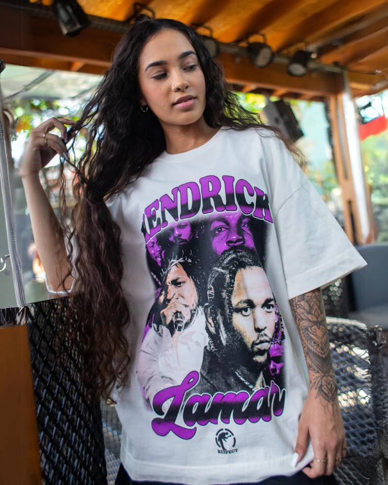 Camiseta Vintage Oversized Kendrick
