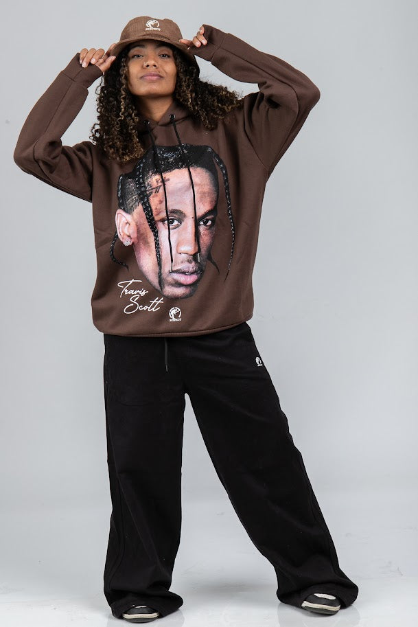 Blusa Moletom Face Travis Scott