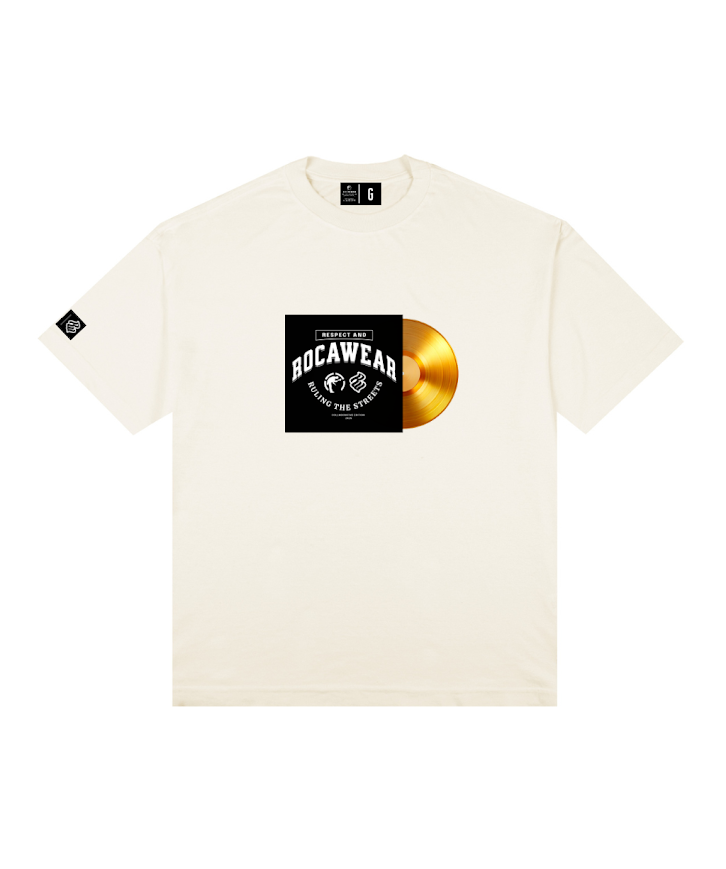 Camiseta Rocawear Oversized Vinil Gold