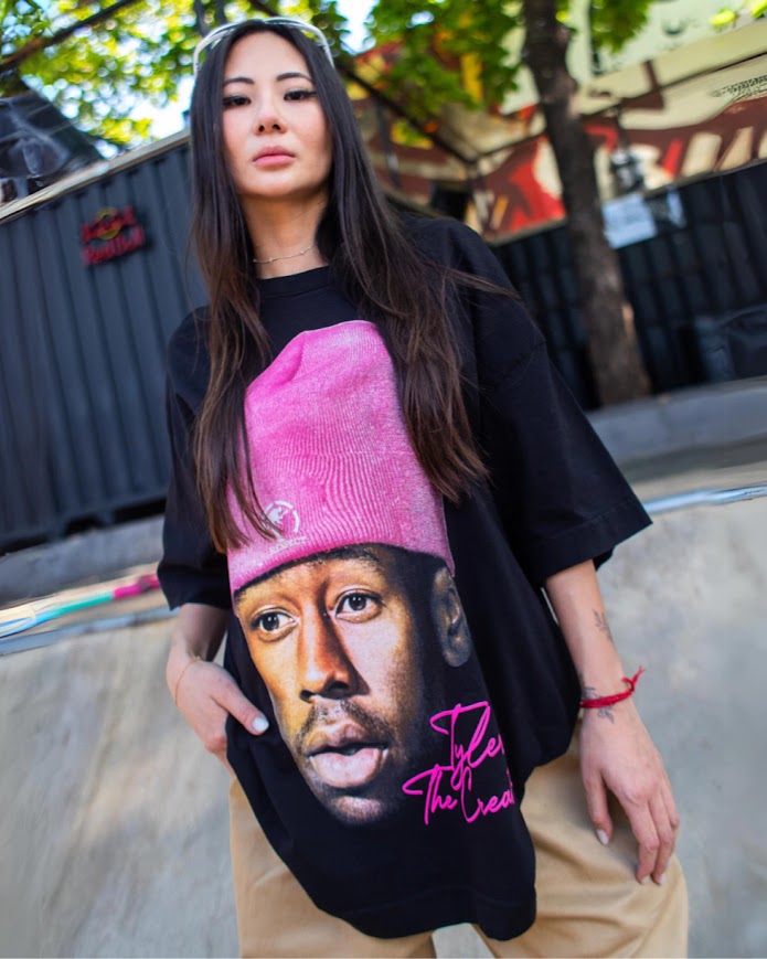Camiseta Face Oversized Tyler