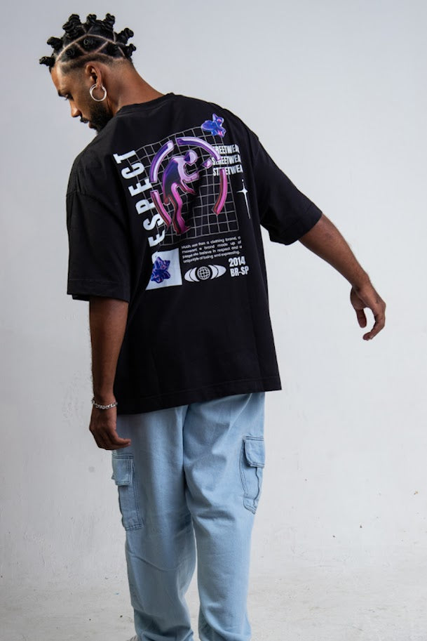 Camiseta Oversized Respect 3D