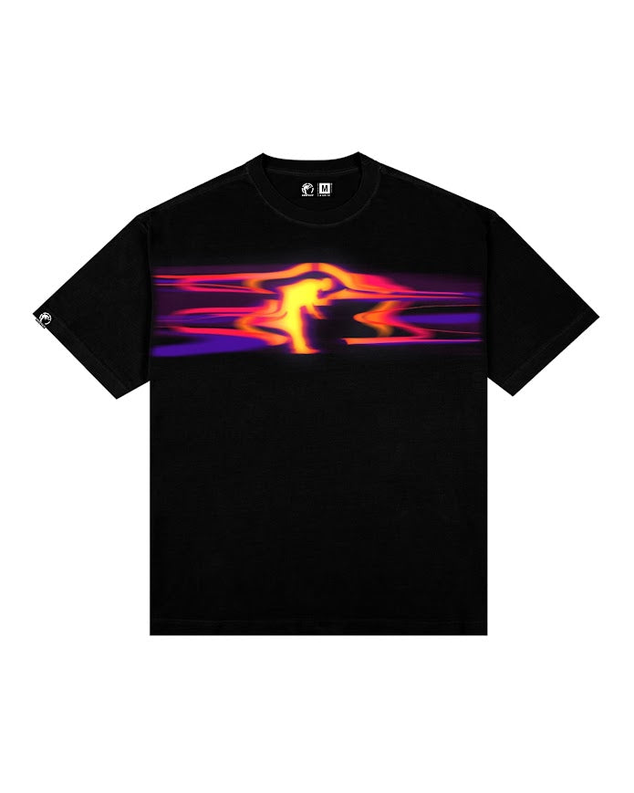 Camiseta Oversized Mancha Amarela