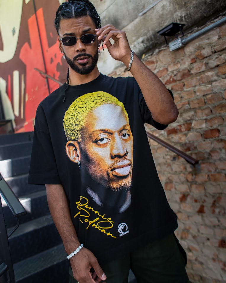 Camiseta Face Oversized Rodman