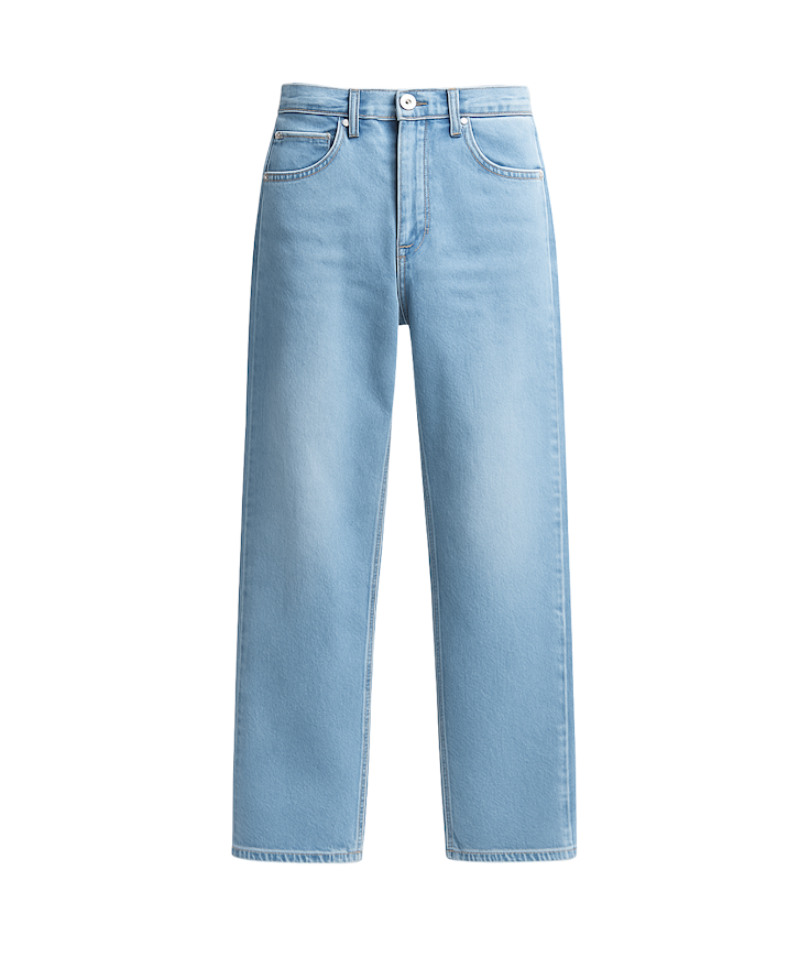 Calça Reta Lisa Jeans