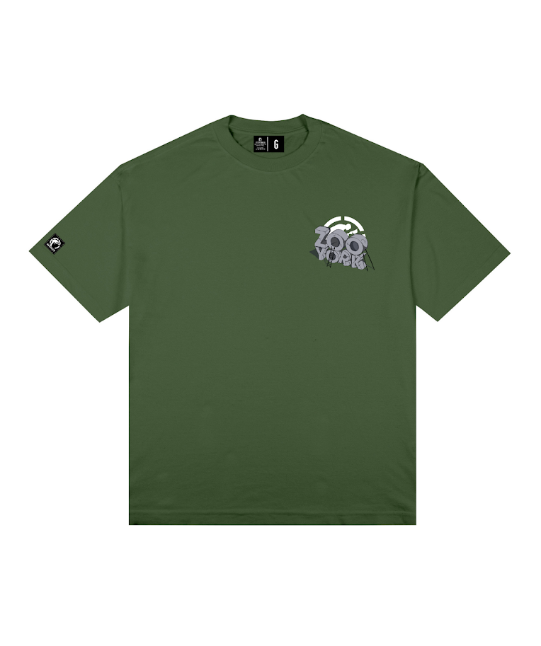 Camiseta Oversized Escultura Zoo York