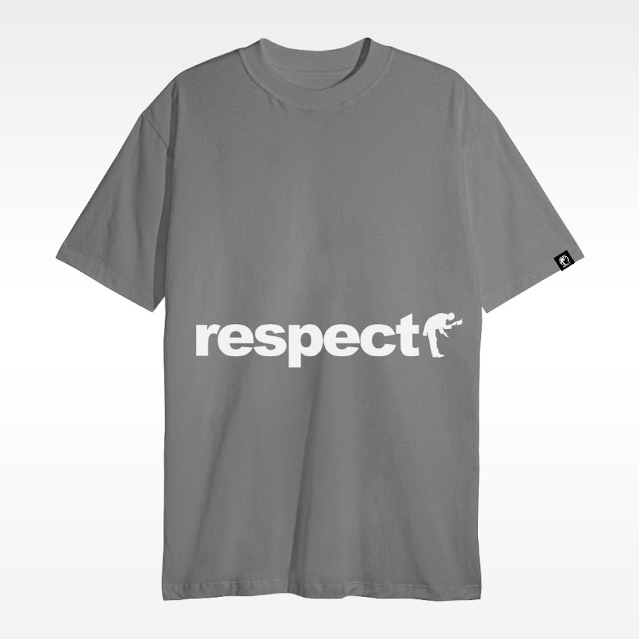 Camiseta Regular Grande Logo Escrito Branco