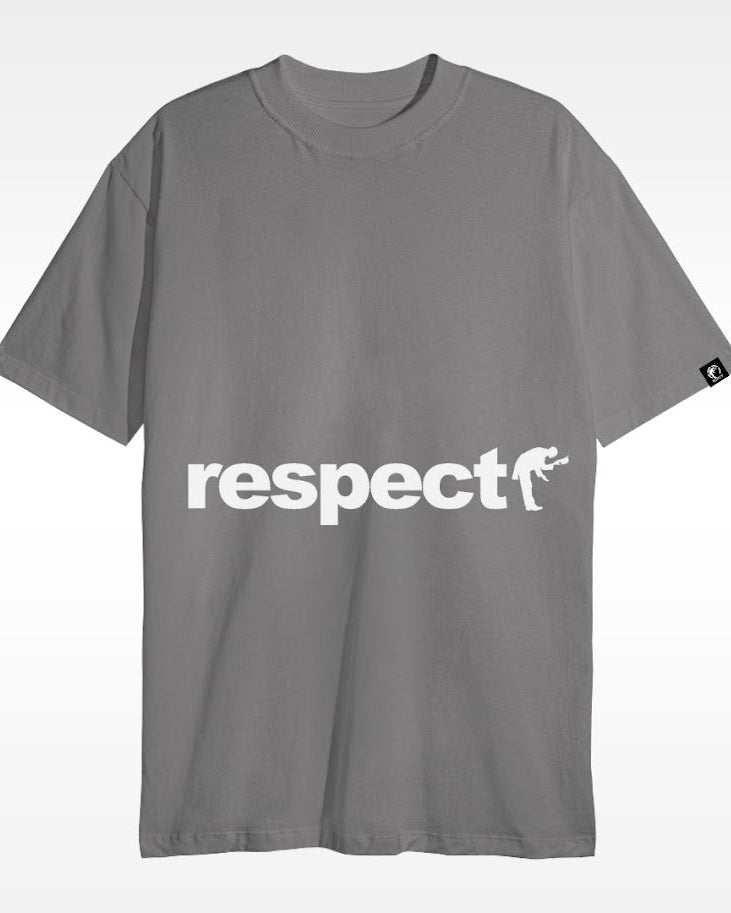 Camiseta Regular Grande Logo Escrito Branco