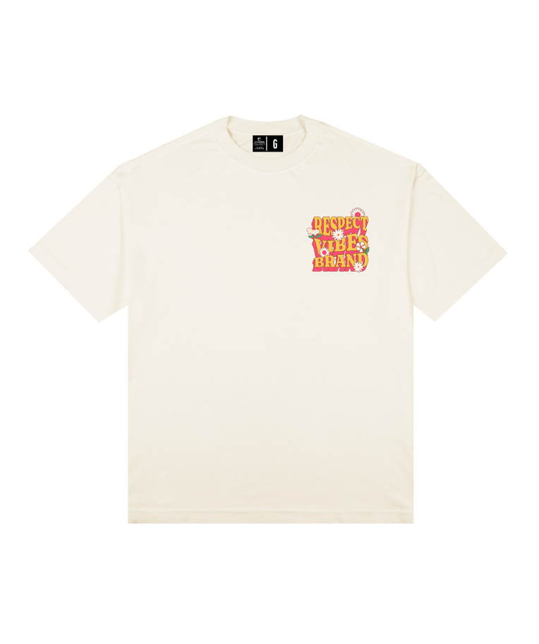Camiseta Oversized Respect Vibes Laranja