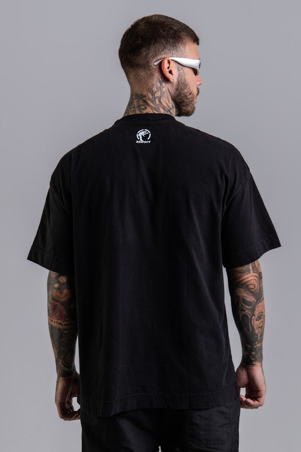 Camiseta Oversized Mancha Amarela