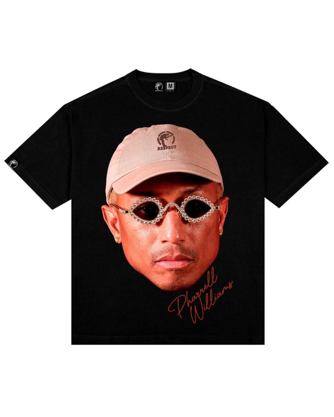 Camiseta Face Oversized Pharrell Williams