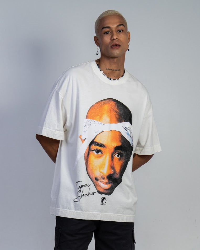 Camiseta Face Oversized Tupac