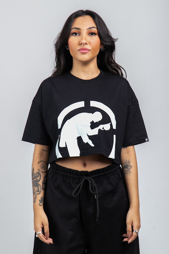 Cropped Oversized Logo Central