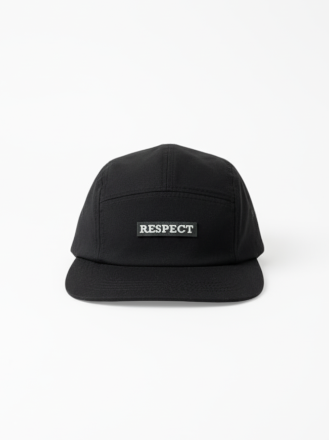 Boné Five Panel Logo Laser Preto