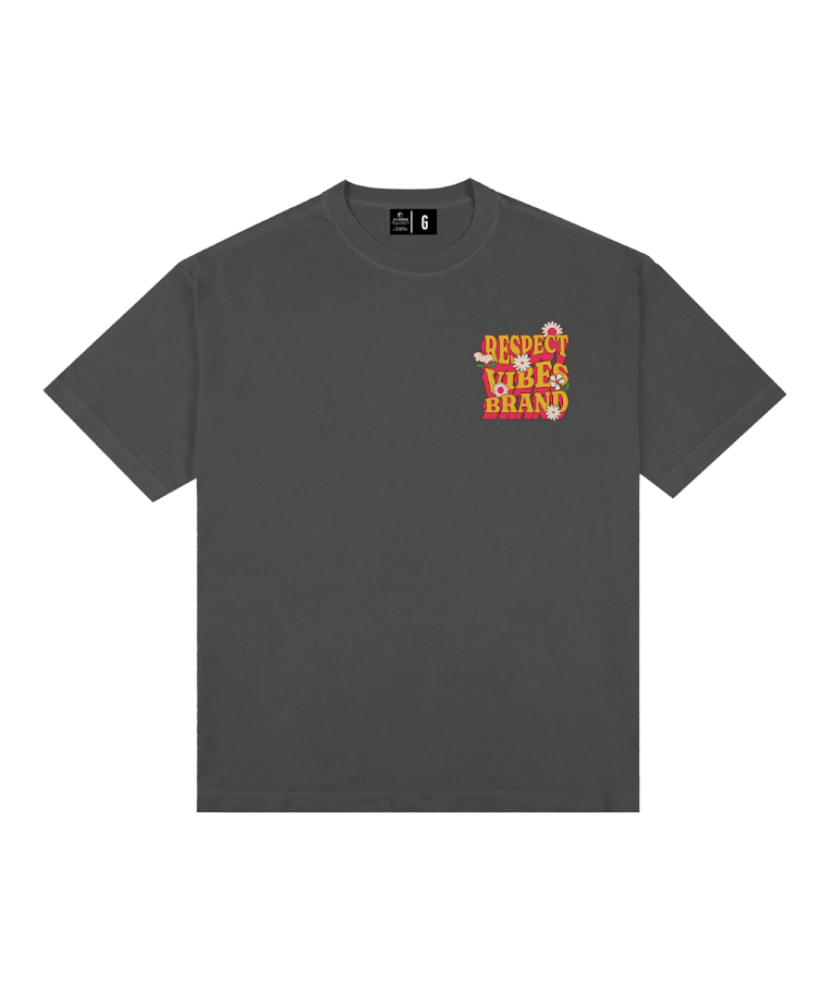 Camiseta Oversized Respect Vibes Laranja