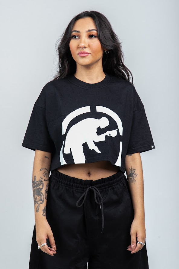 Cropped Oversized Logo Central