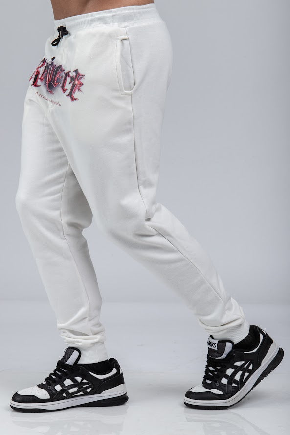 Calça Moletom Refined Style Off-White