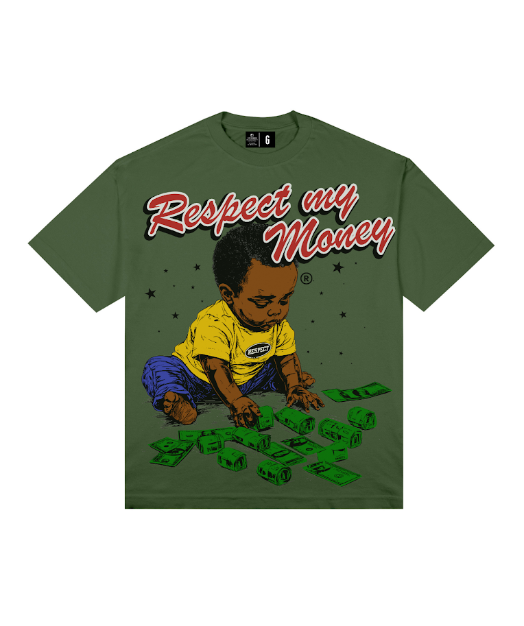Camiseta Oversized Respect My Money