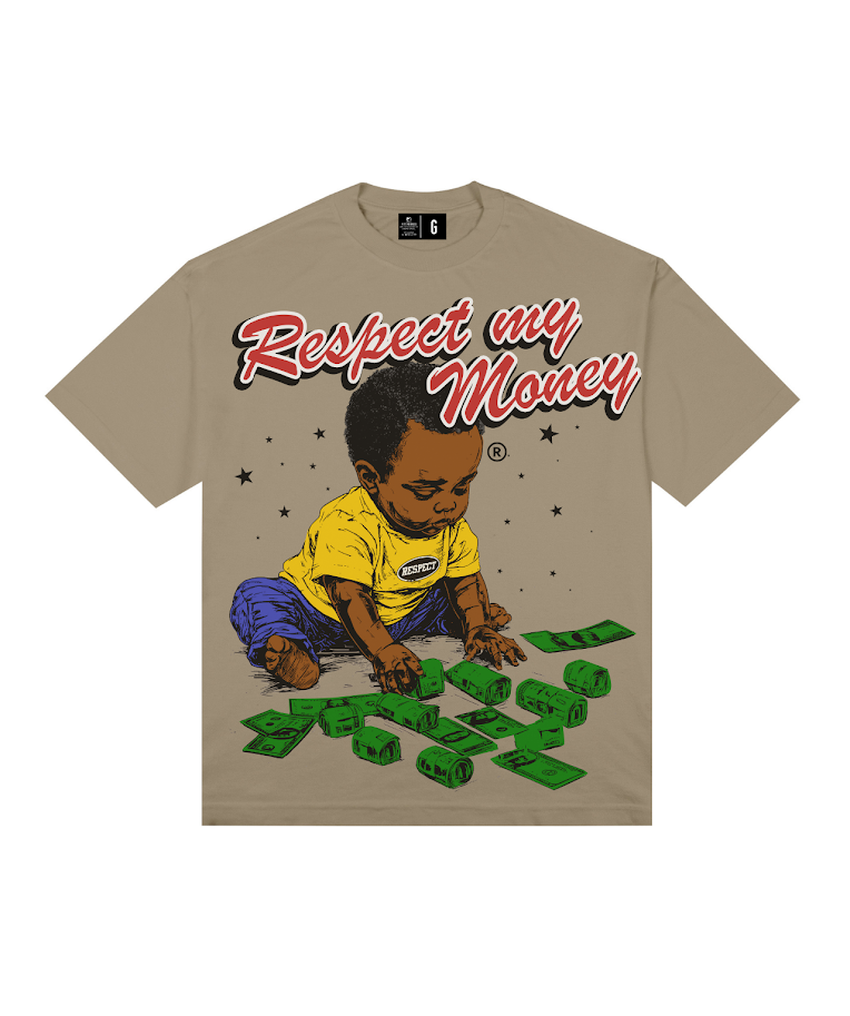 Camiseta Oversized Respect My Money