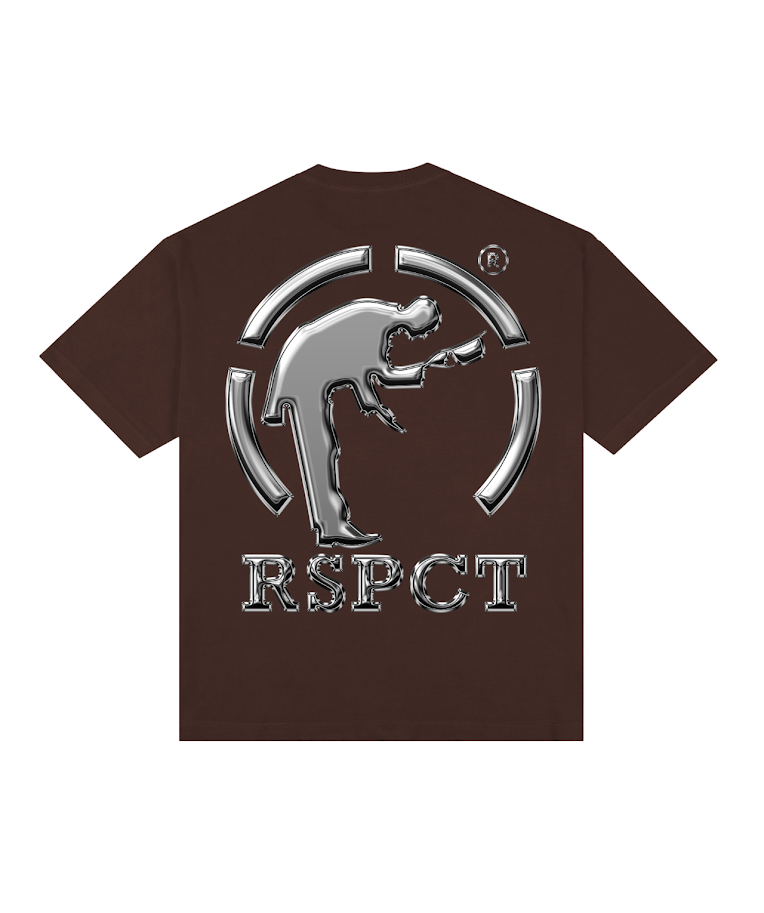 Camiseta Oversized Logo Prata