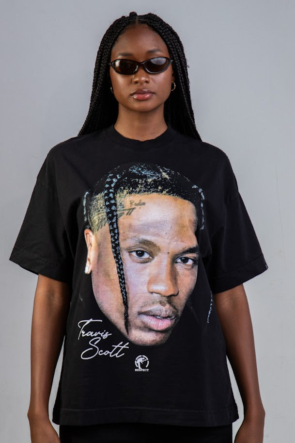 Camiseta Face Oversized Travis