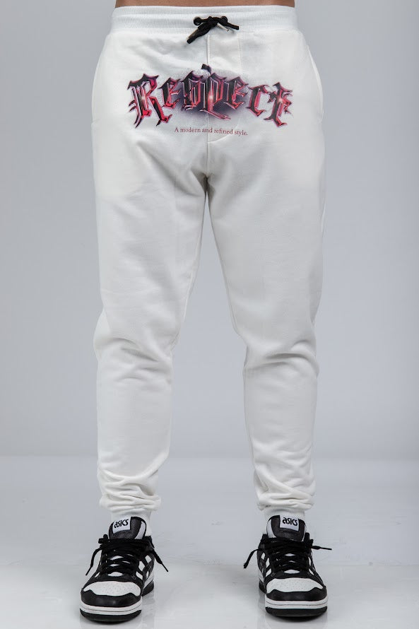 Calça Moletom Refined Style Off-White