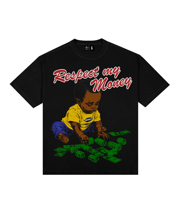 Camiseta Oversized Respect My Money