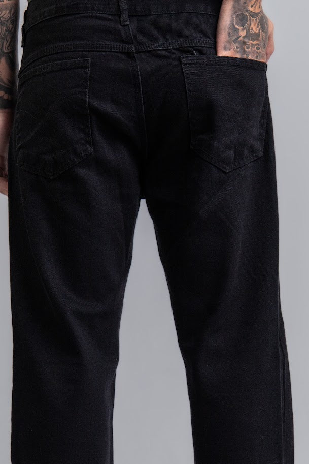 Calça Reta 2Pac and Big Jeans Preta