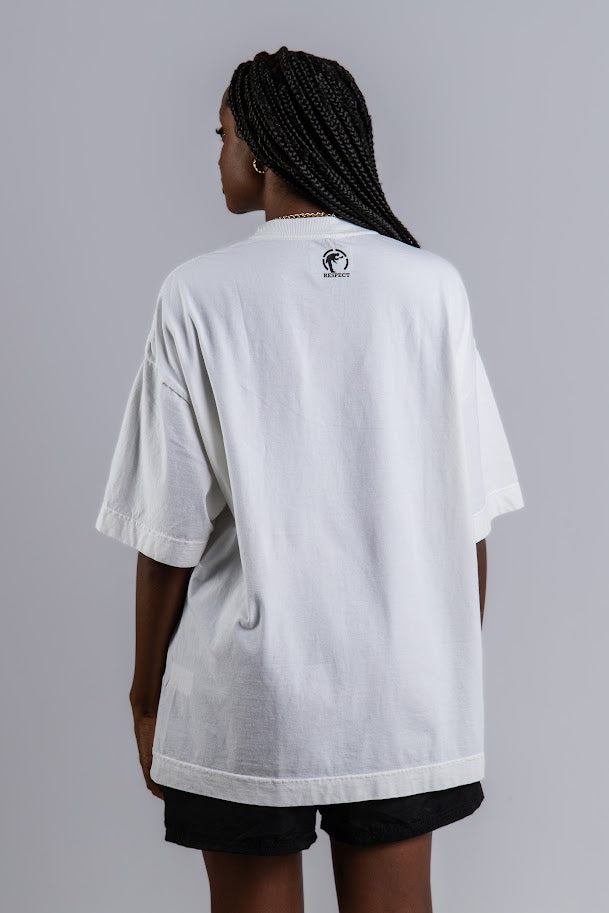 Camiseta Oversized Mancha Azul