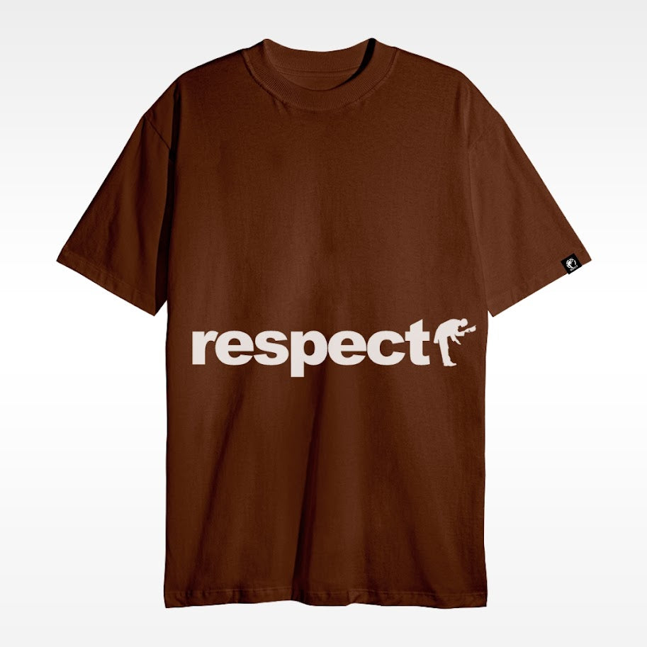 Camiseta Regular Grande Logo Escrito Branco