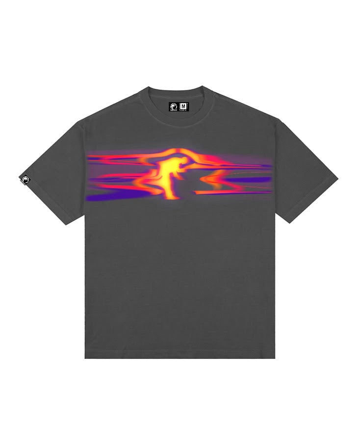 Camiseta Oversized Mancha Amarela