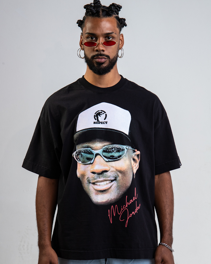 Camiseta Face Oversized Michael Jordan