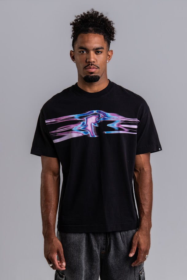 Camiseta Oversized Mancha Azul