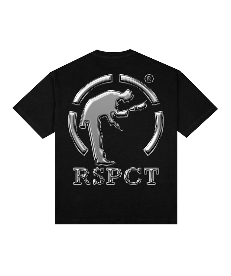 Camiseta Oversized Logo Prata