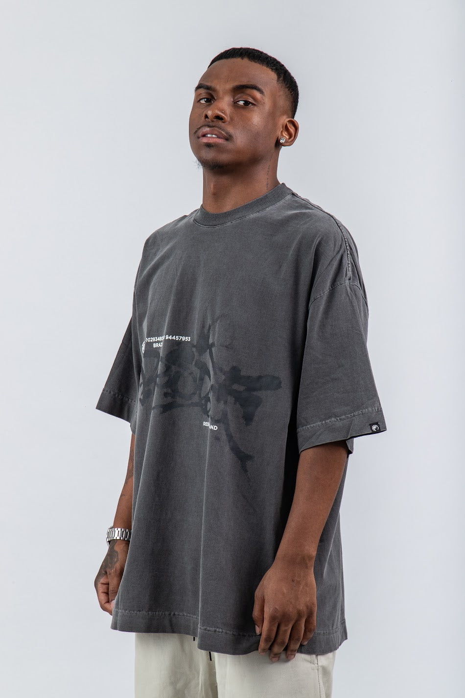 Camiseta Oversized Respect Pixe
