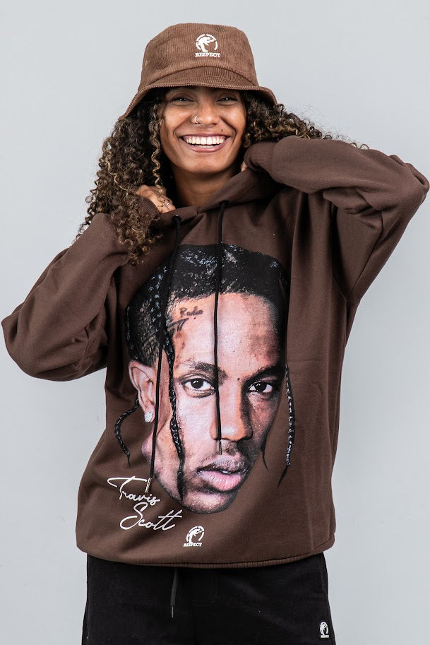 Blusa Moletom Face Travis Scott