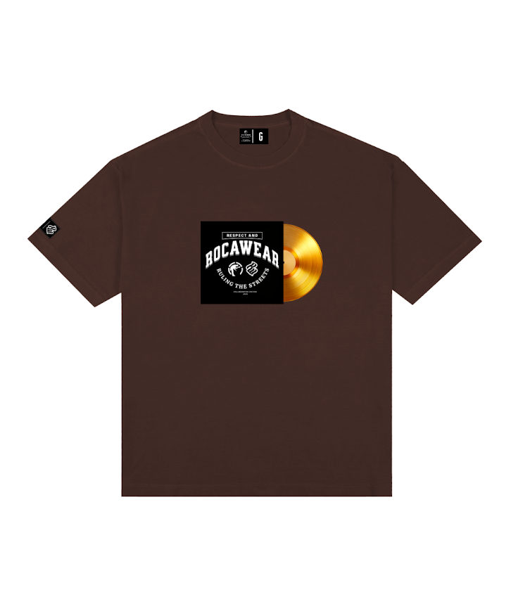 Camiseta Rocawear Oversized Vinil Gold