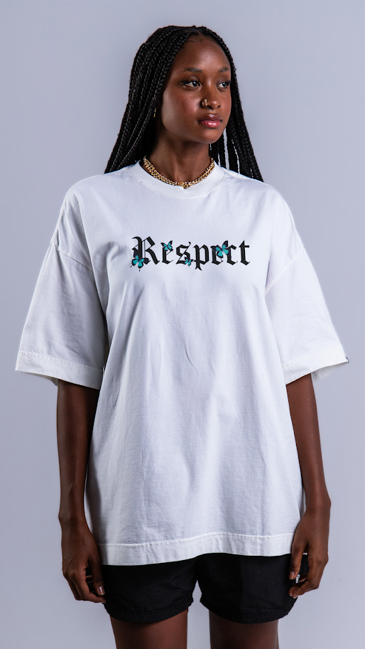 Camiseta Oversized Butterfly Verde Agua Premium