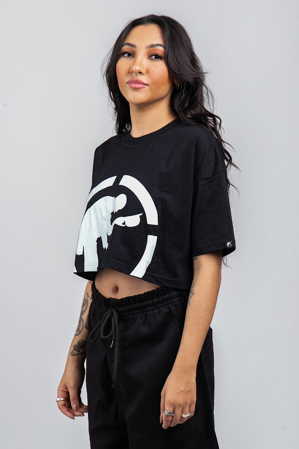 Cropped Oversized Logo Central