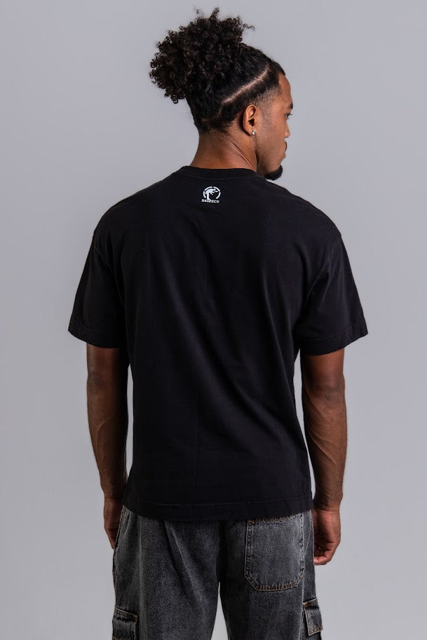 Camiseta Oversized Mancha Azul